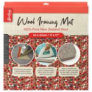 Pure Wool Ironing Mat, 43 x 43cm/17 x 17in